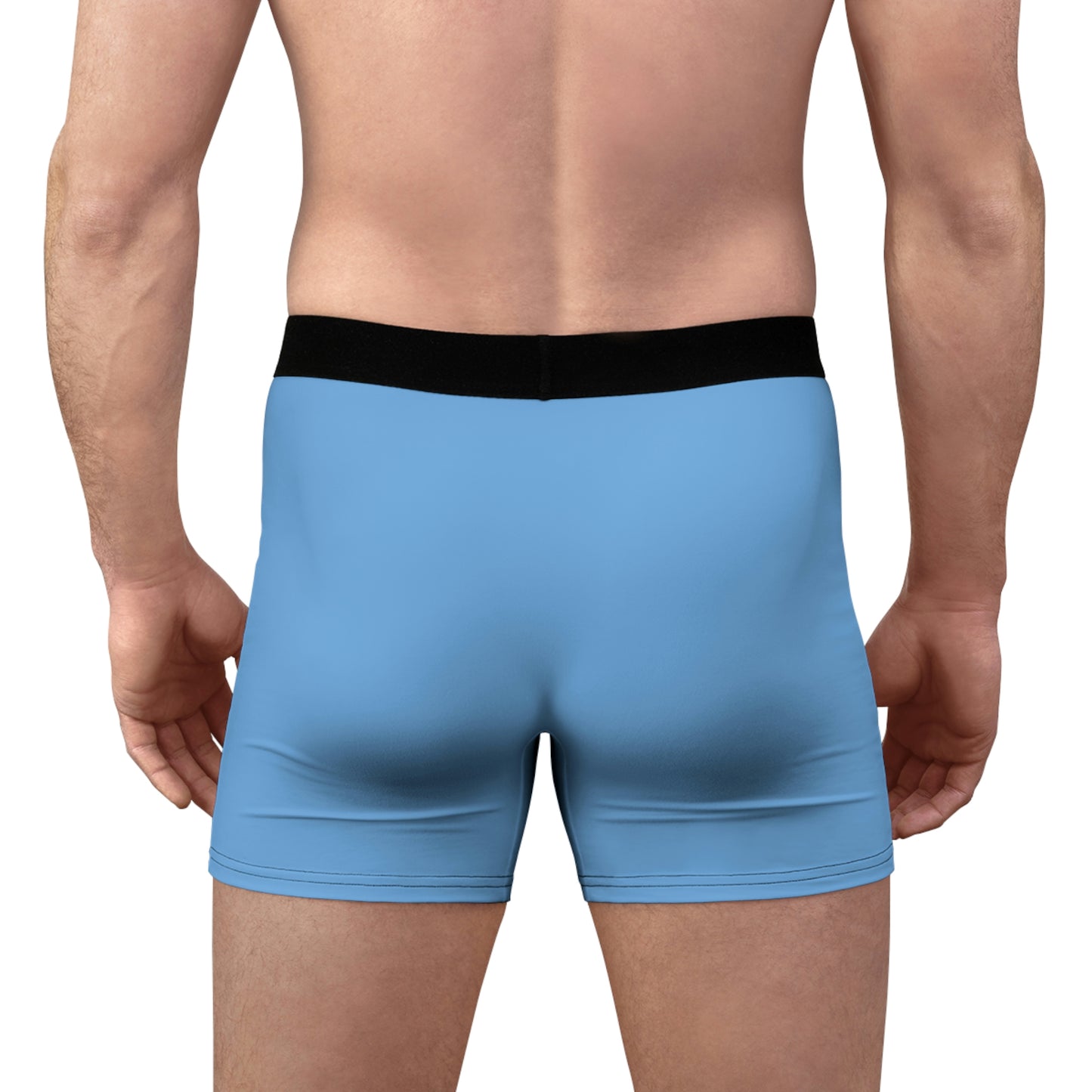 High Apparel Men's Light Blue Boxer Briefs