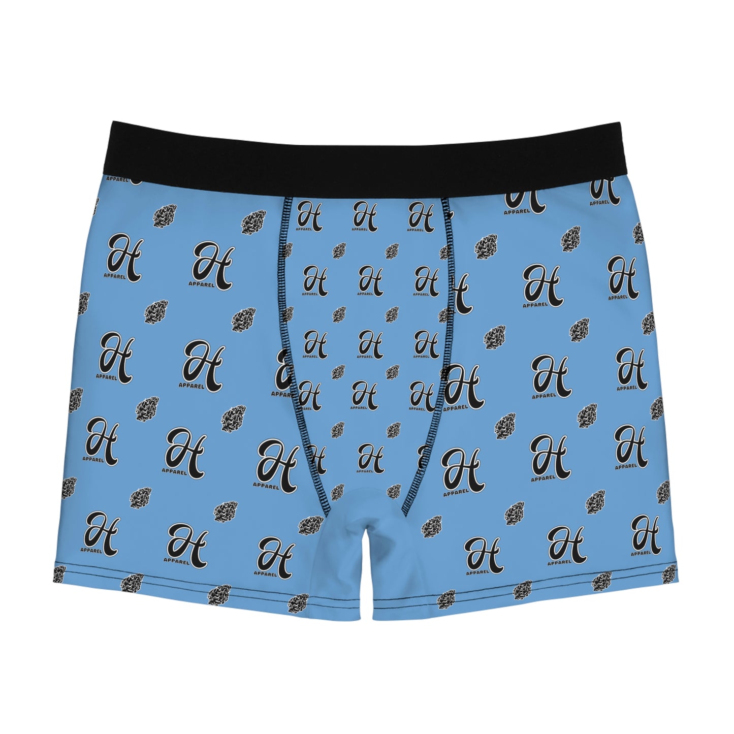 High Apparel Men's Light Blue Boxer Briefs