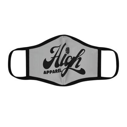 Fitted High Apparel Gray Face Mask